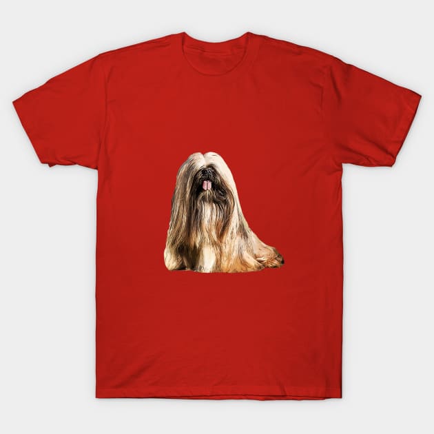 Lhasa Apso T-Shirt by ElegantCat